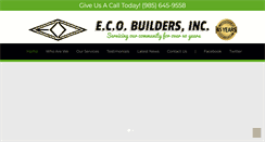 Desktop Screenshot of ecobuildersinc.com